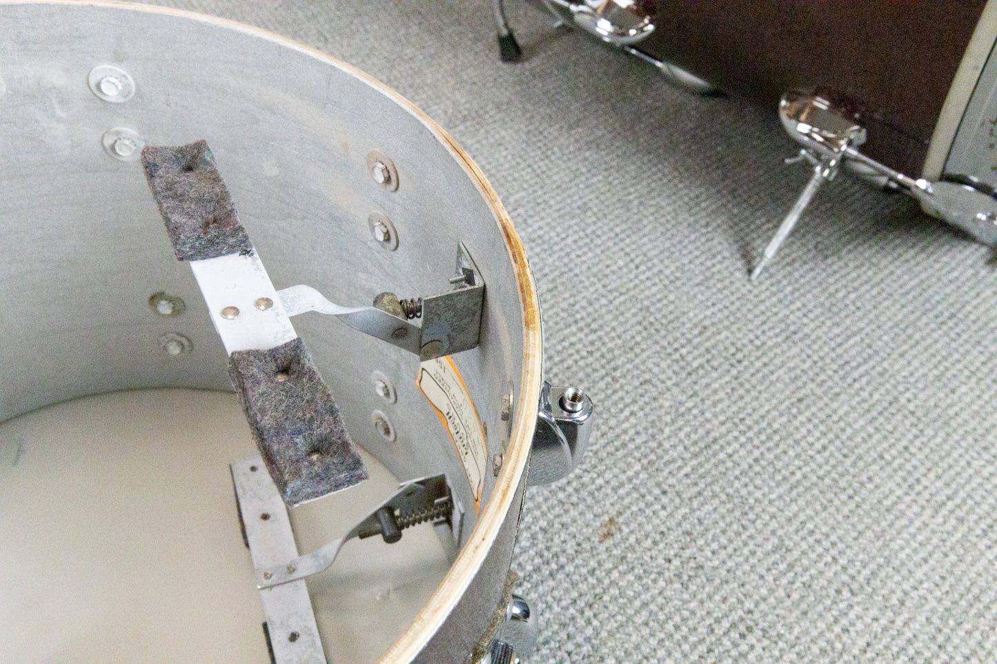 1970s Gretsch "Burgundy Sparkle" Drum Set