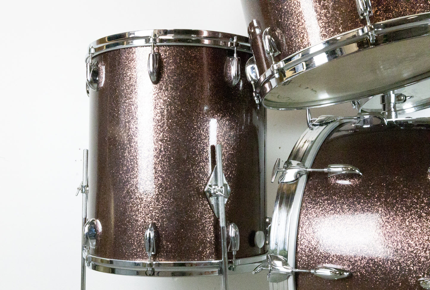 1970s Gretsch "Burgundy Sparkle" Drum Set