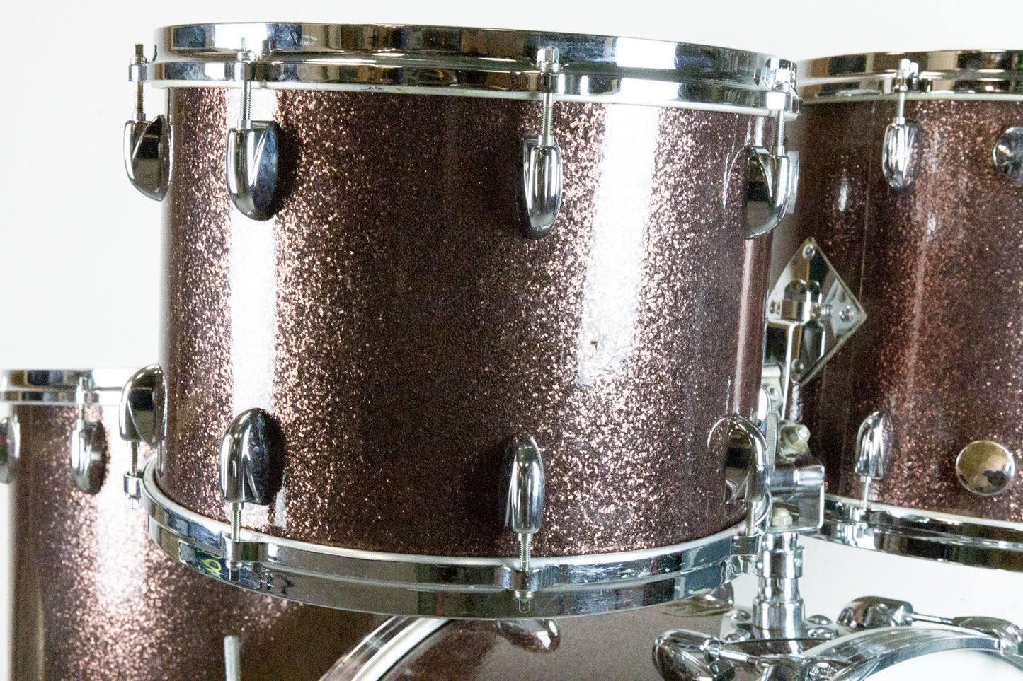 1970s Gretsch "Burgundy Sparkle" Drum Set