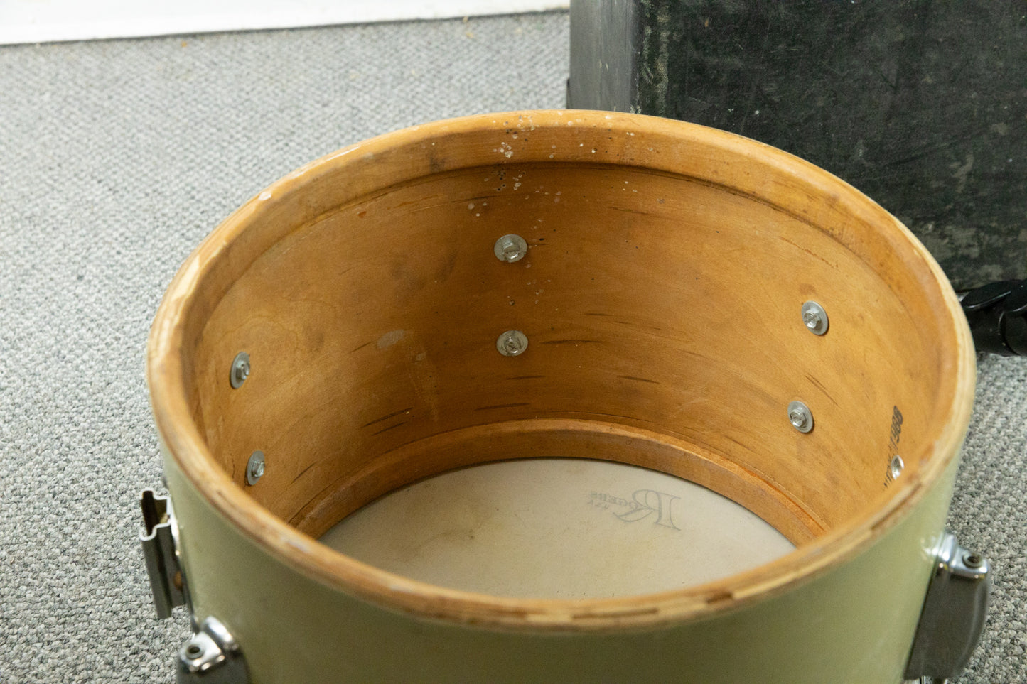 1960s Slingerland Stage Band White Marine Pearl Drum Set