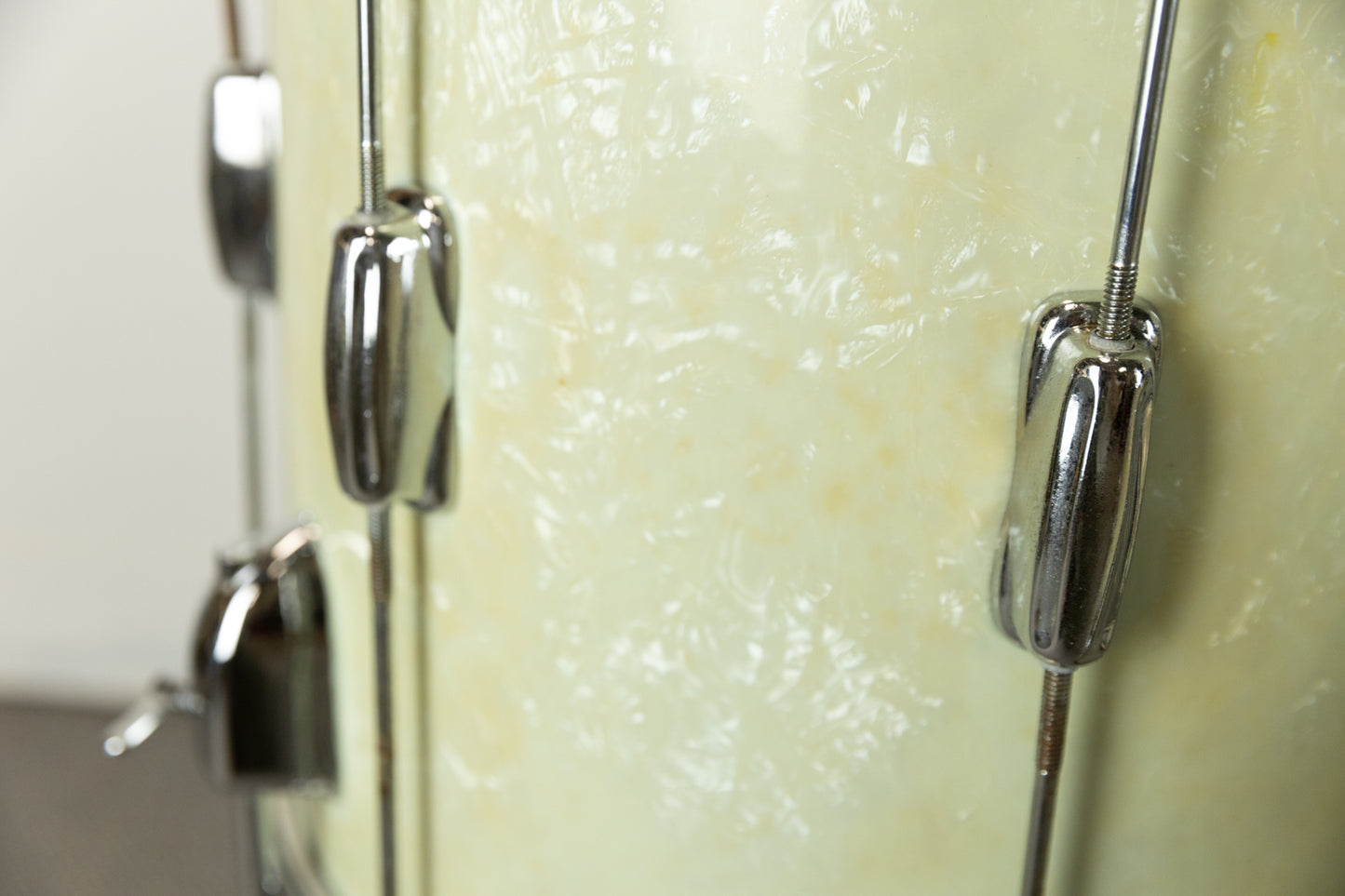 1960s Slingerland Stage Band White Marine Pearl Drum Set