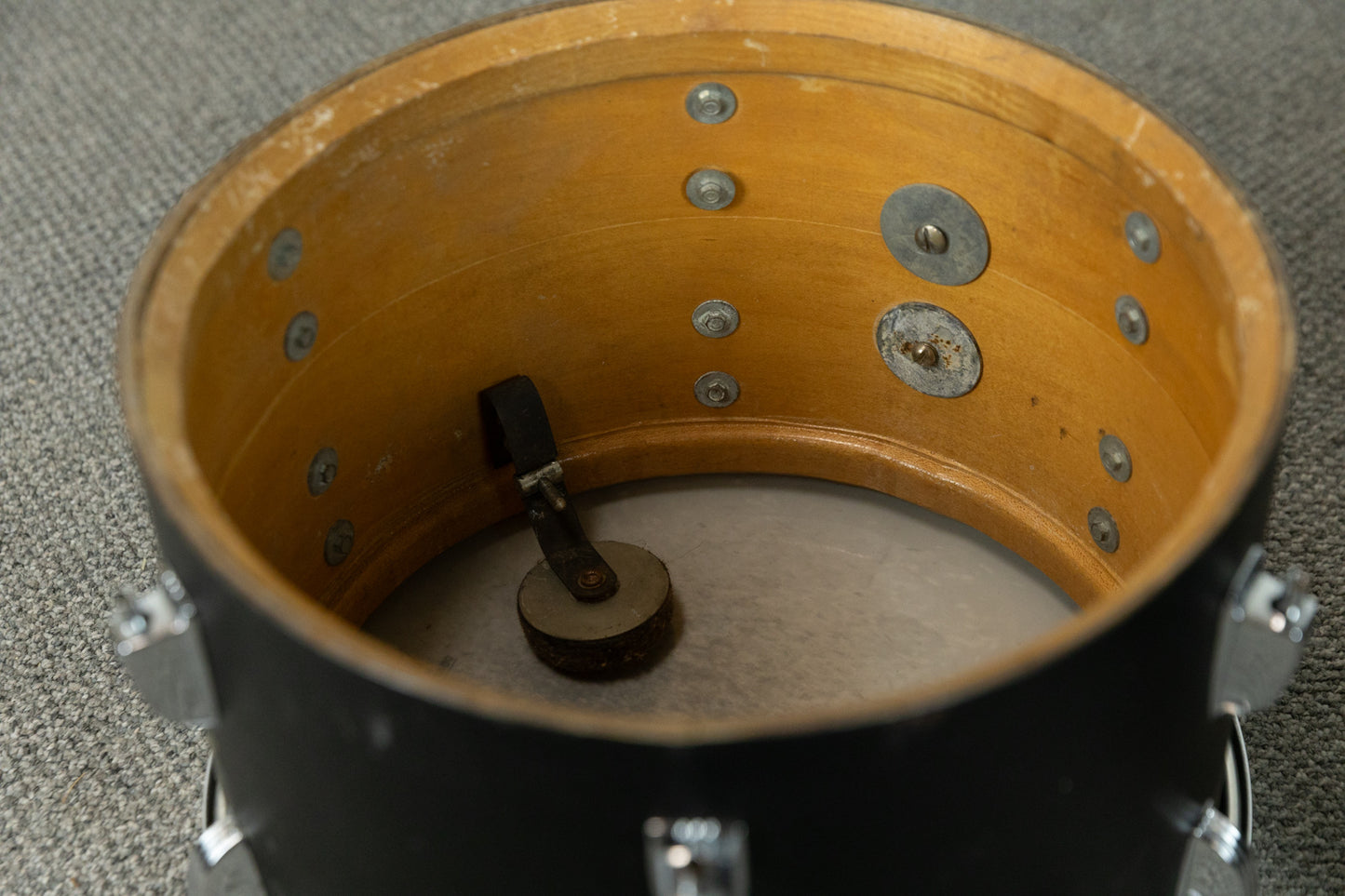 1970s Ludwig Black Panther Hollywood Drum Set