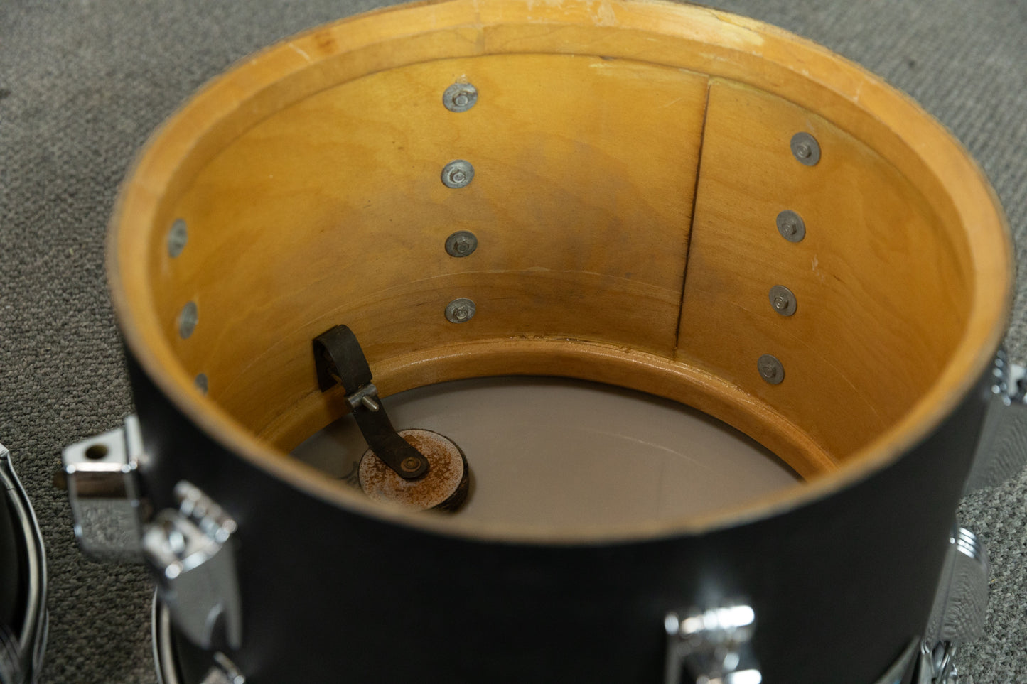 1970s Ludwig Black Panther Hollywood Drum Set