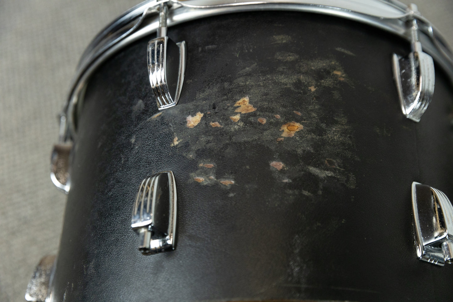 1970s Ludwig Black Panther Hollywood Drum Set