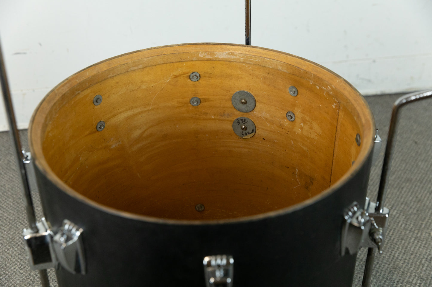 1970s Ludwig Black Panther Hollywood Drum Set