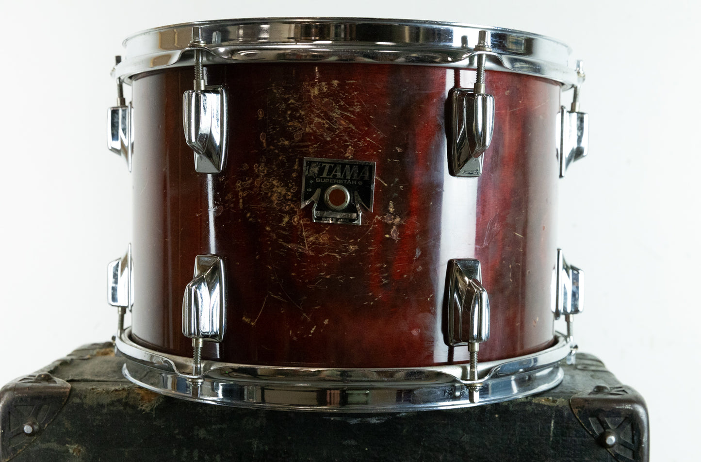 1980s Tama 9x13 Cherry Wine Tom