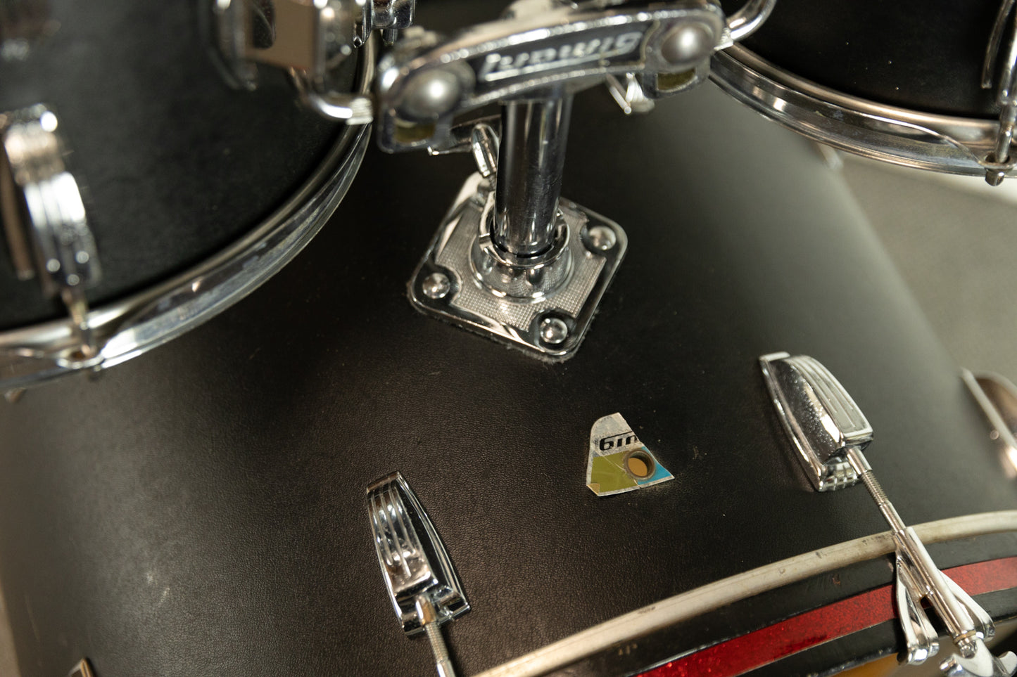 1970s Ludwig Black Panther Hollywood Drum Set