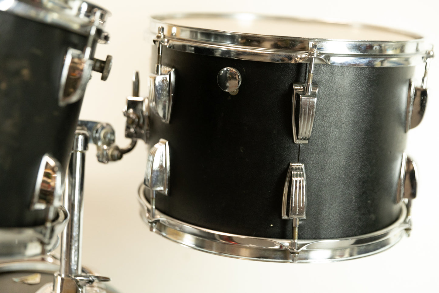 1970s Ludwig Black Panther Hollywood Drum Set