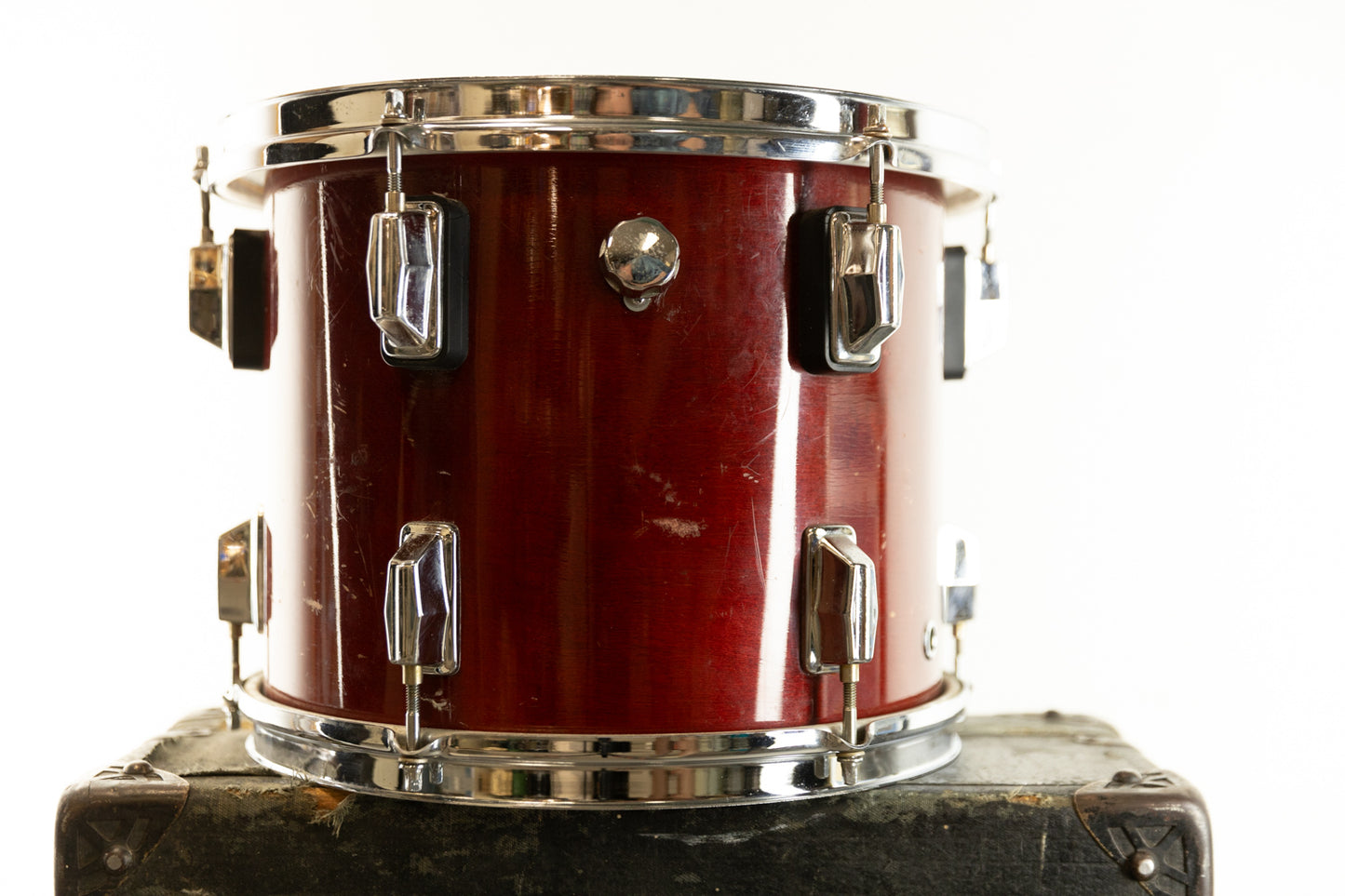 1980s Pearl 12x10 "Extender" Rosewood Lacquer Tom