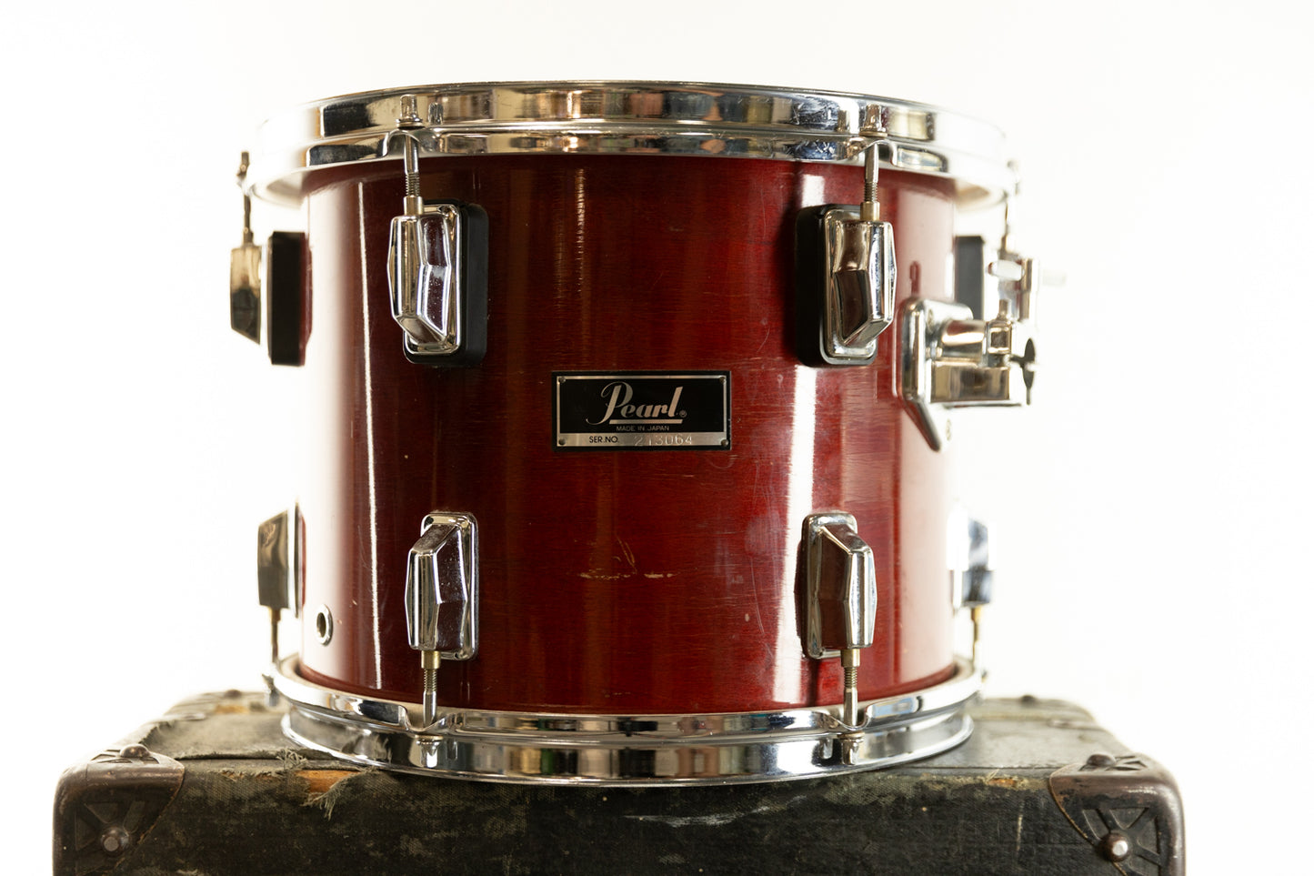 1980s Pearl 12x10 "Extender" Rosewood Lacquer Tom