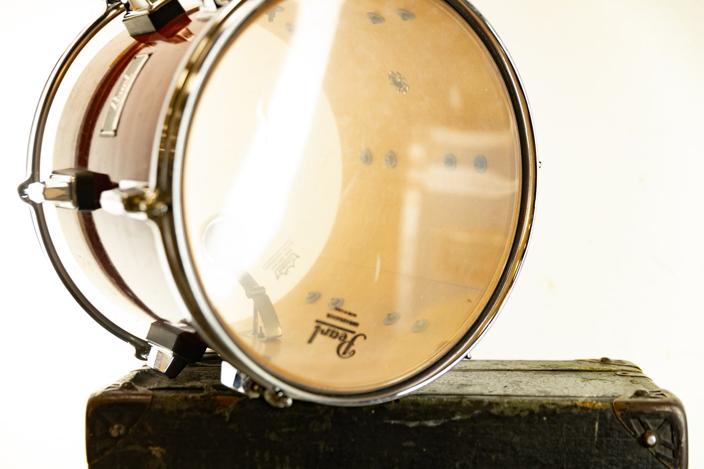 1980s Pearl 12x10 "Extender" Rosewood Lacquer Tom