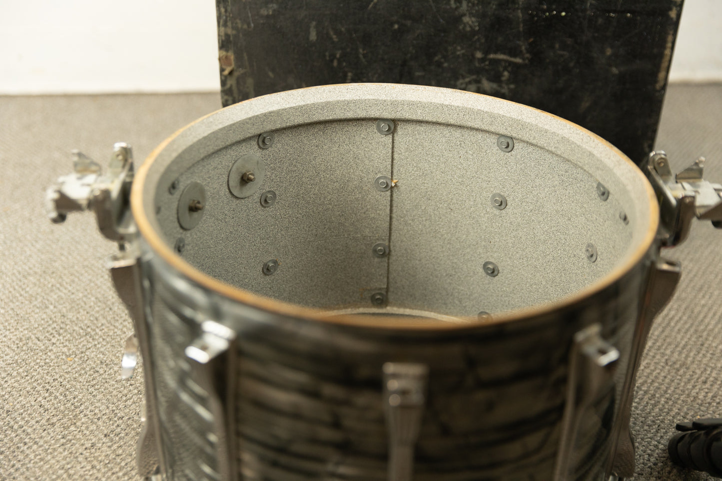 1970s Ludwig 10x14 High Tension Sky Blue Pearl Snare Drum