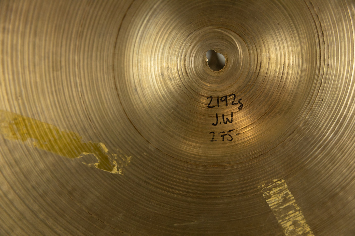 1950s Zildjian A Small Stamp Ride Cymbal 2192g