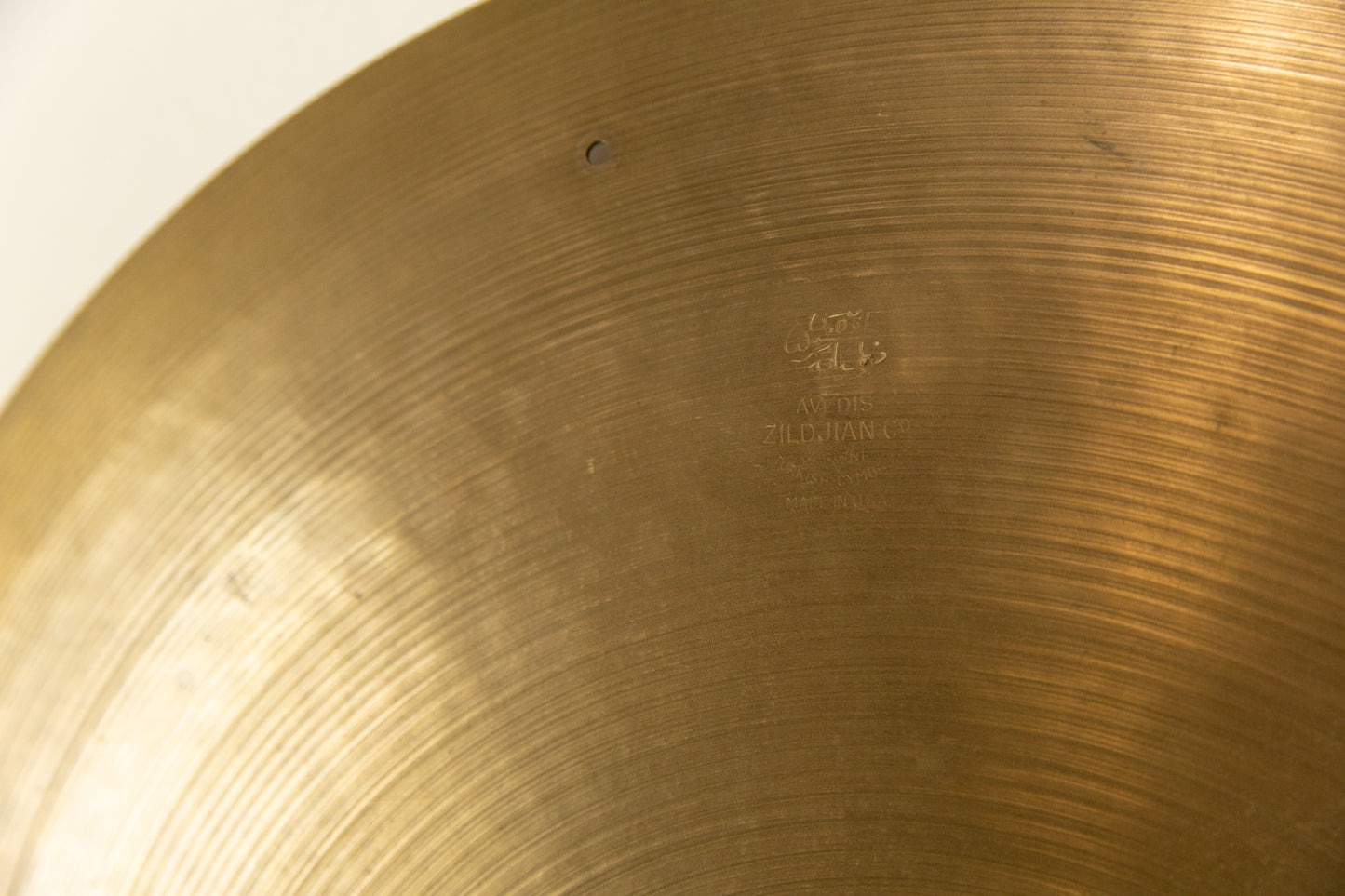 1950s Zildjian A Small Stamp Ride Cymbal 2192g