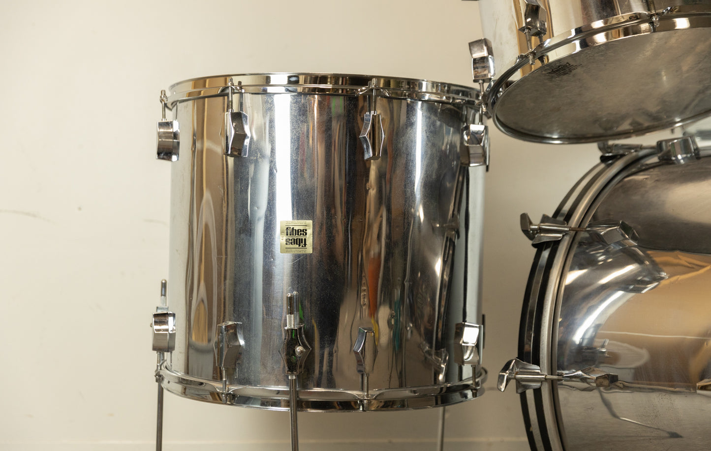 1970s Fibes "Mark II" Chrome Drum Set