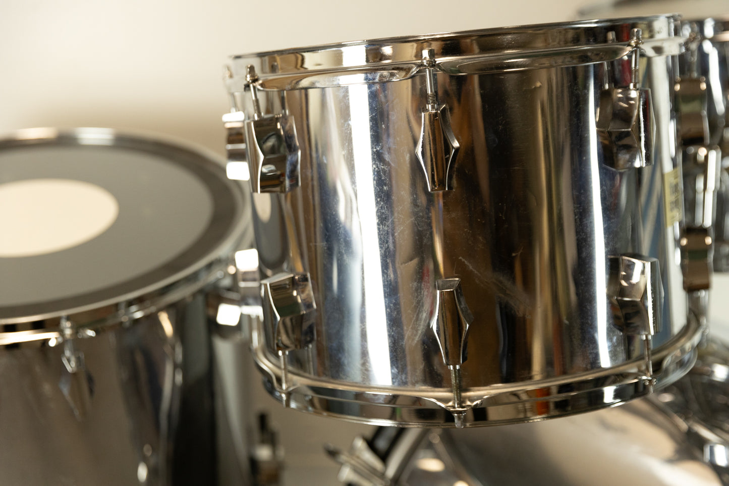 1970s Fibes "Mark II" Chrome Drum Set