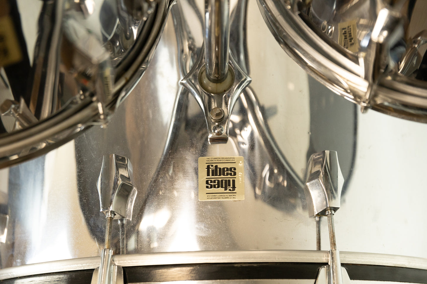 1970s Fibes "Mark II" Chrome Drum Set