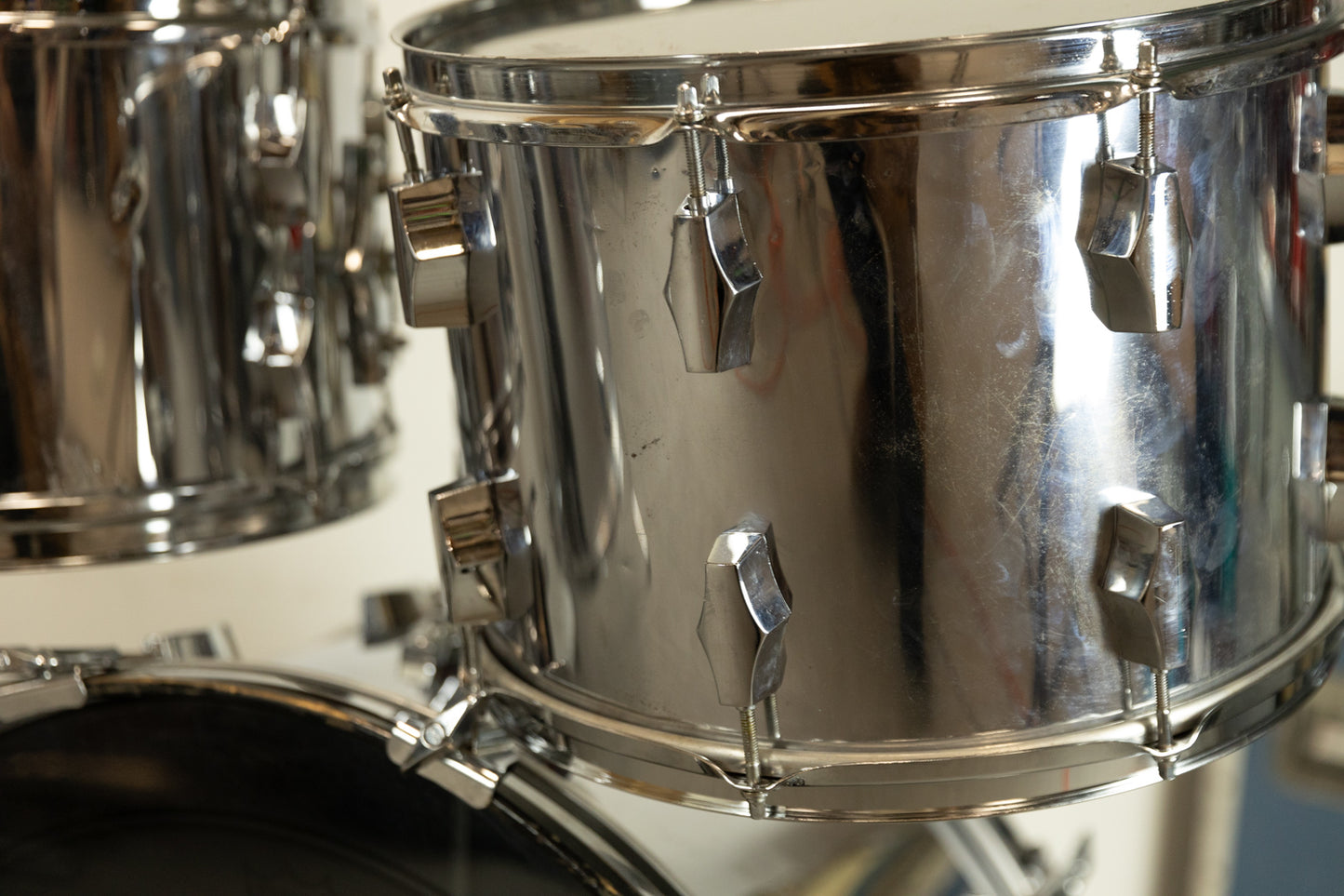 1970s Fibes "Mark II" Chrome Drum Set