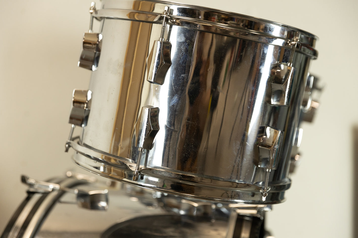1970s Fibes "Mark II" Chrome Drum Set