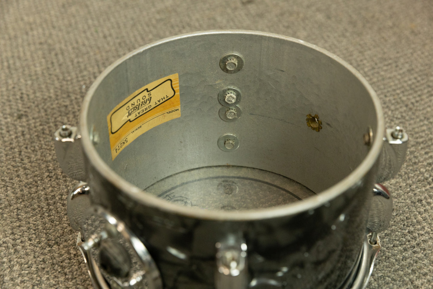 1970s Gretsch 6x8" Black Diamond Pearl Tom