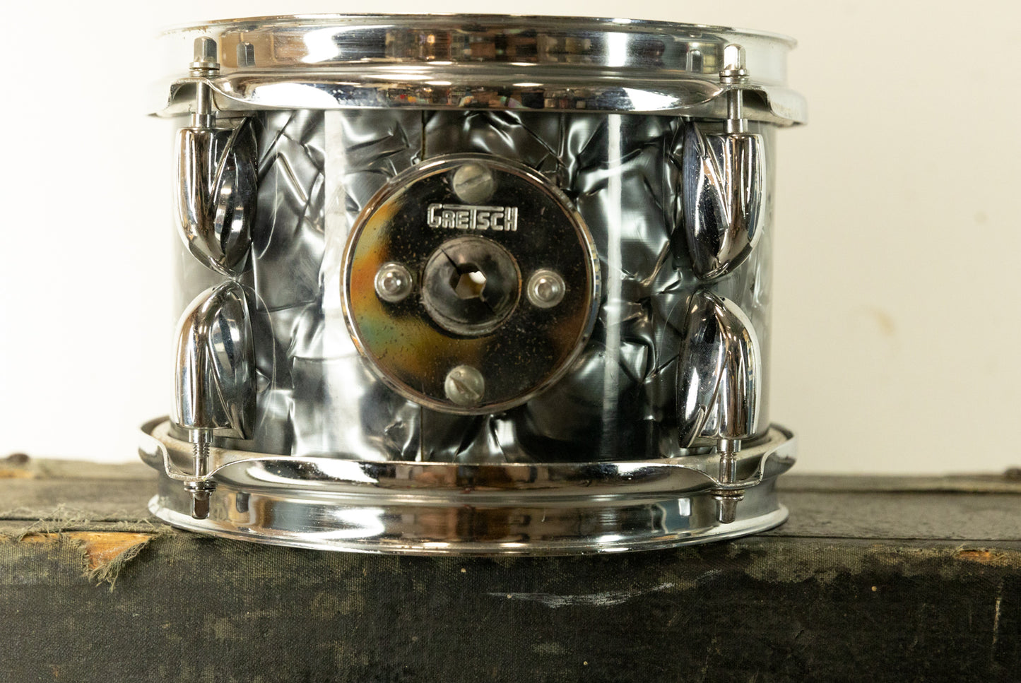 1970s Gretsch 6x8" Black Diamond Pearl Tom