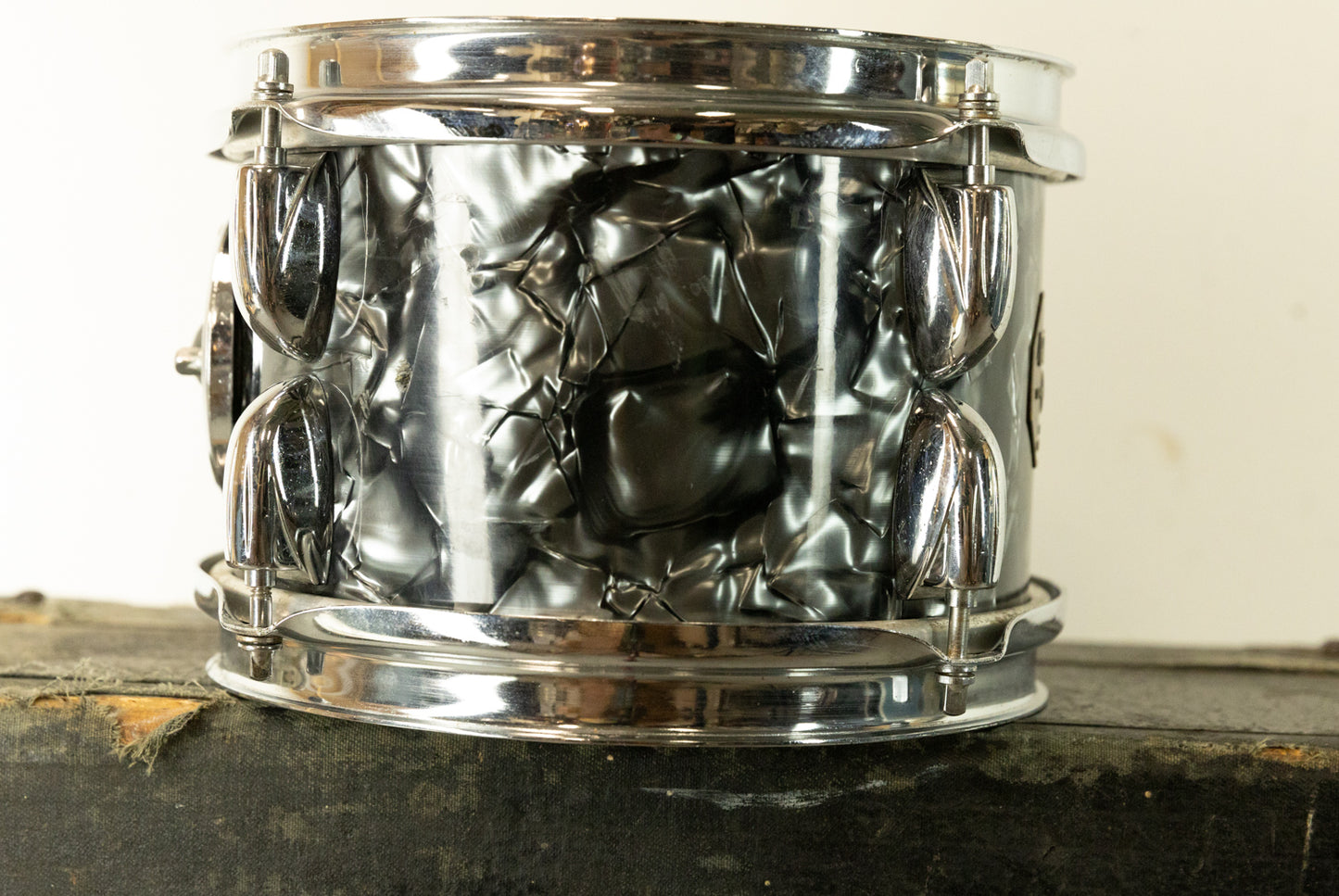 1970s Gretsch 6x8" Black Diamond Pearl Tom