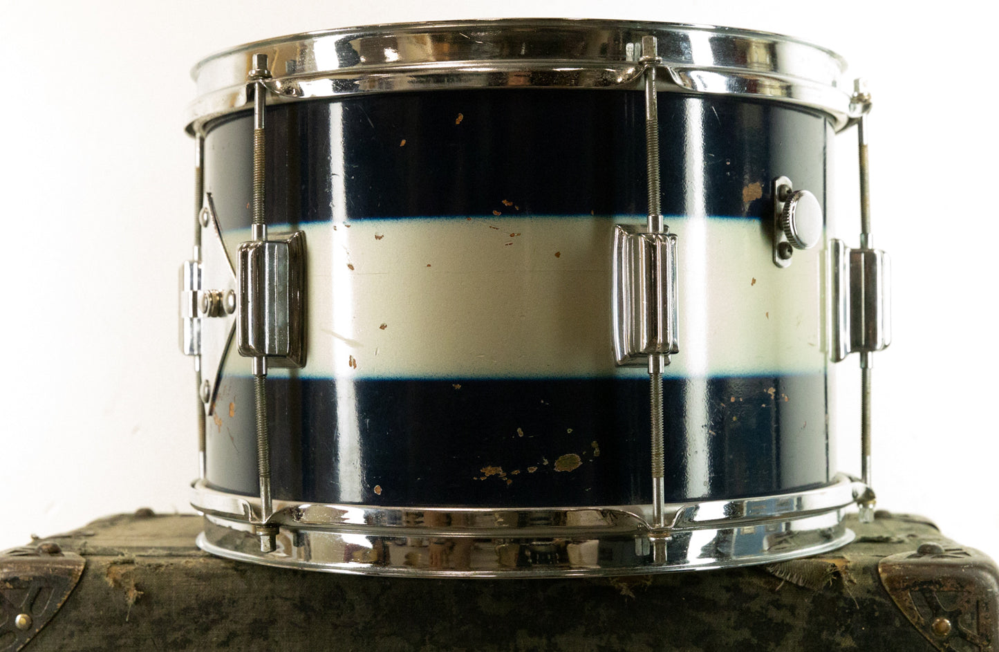 1960s Rogers 8x12 Blue and Silver Duco Tom