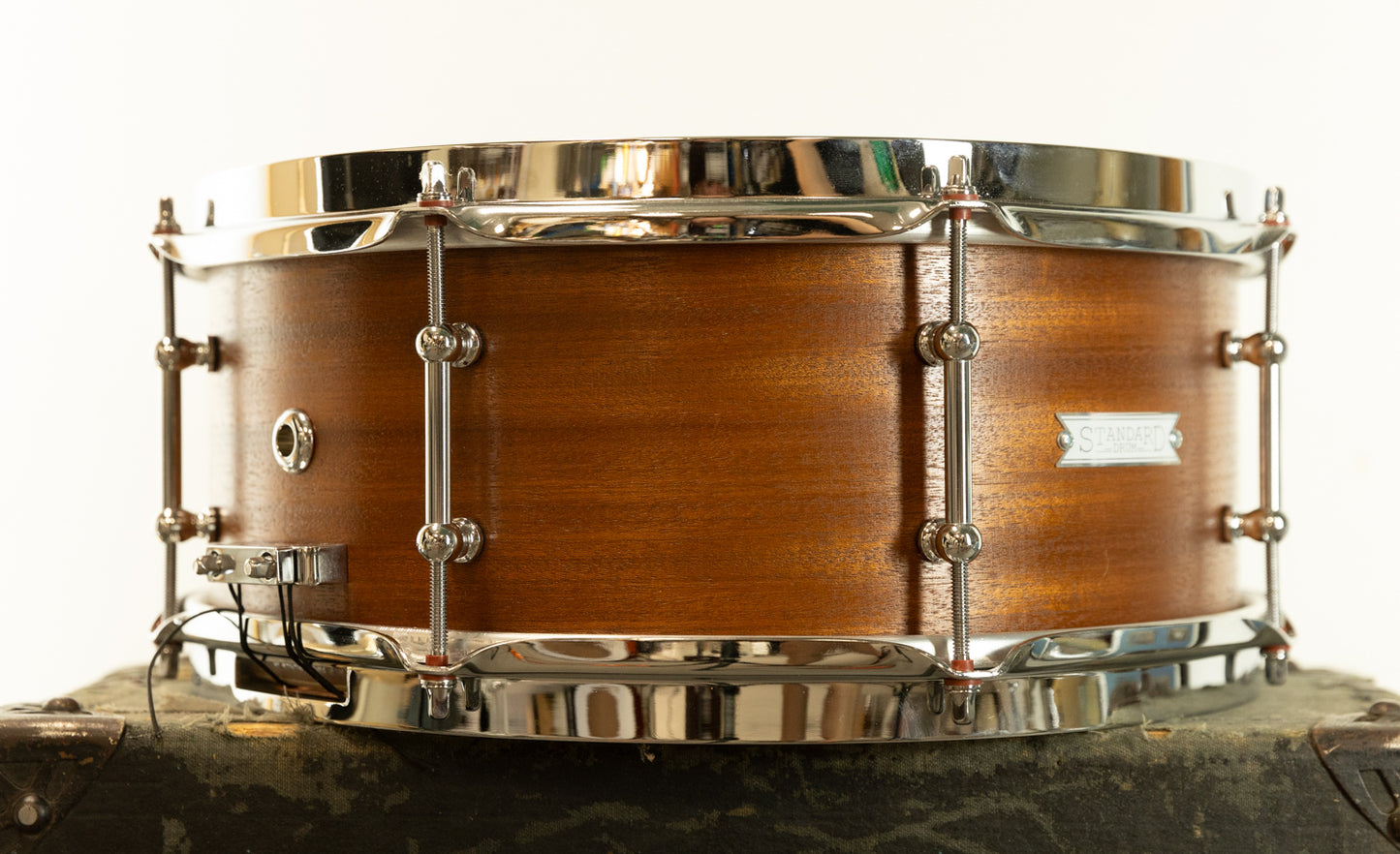 Standard Drum Co. 6x14 Old Timer Mahogany Snare Drum