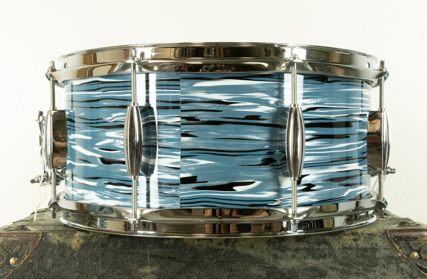 C&C Drum Co 6x14 "Bowling Ball" Mahogany Poplar Mahogany Snare Drum