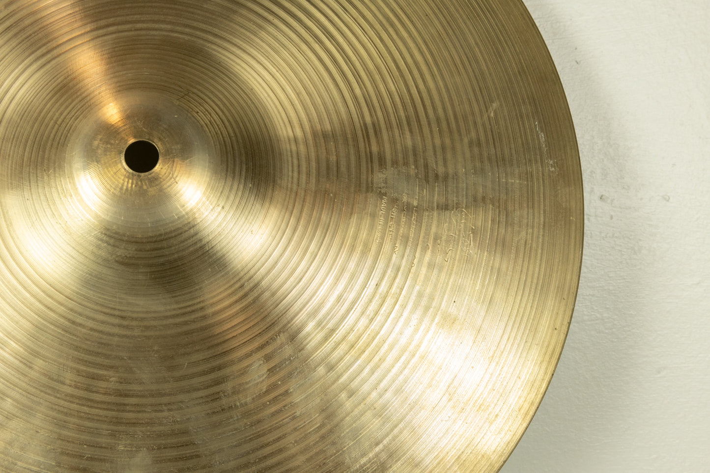 1960s Zildjian A 14" New Beat Hi Hat Cymbal 1240g