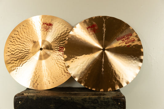 Paiste 15" 2002 Sound Edge Hi-hat Cymbals 1141g 1241g