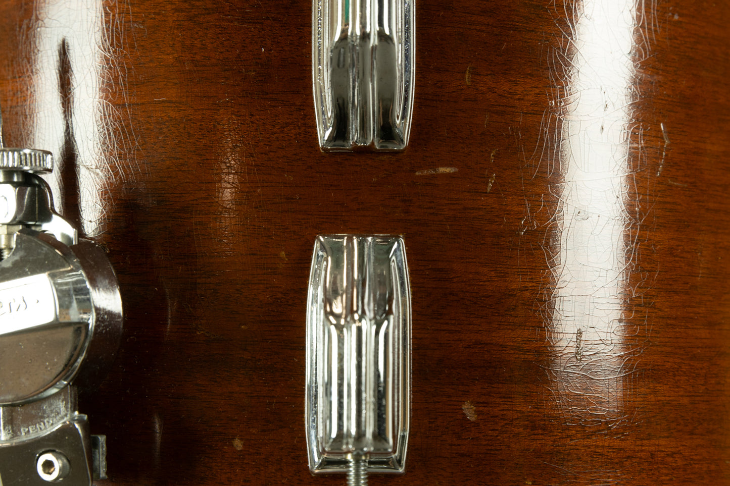 1960s Rogers 8x15 Century "Natural Mahogany" Snare Drum