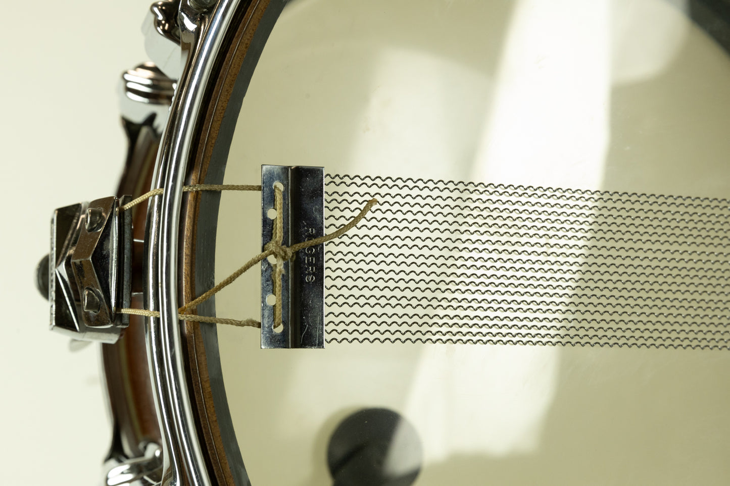 1960s Rogers 8x15 Century "Natural Mahogany" Snare Drum