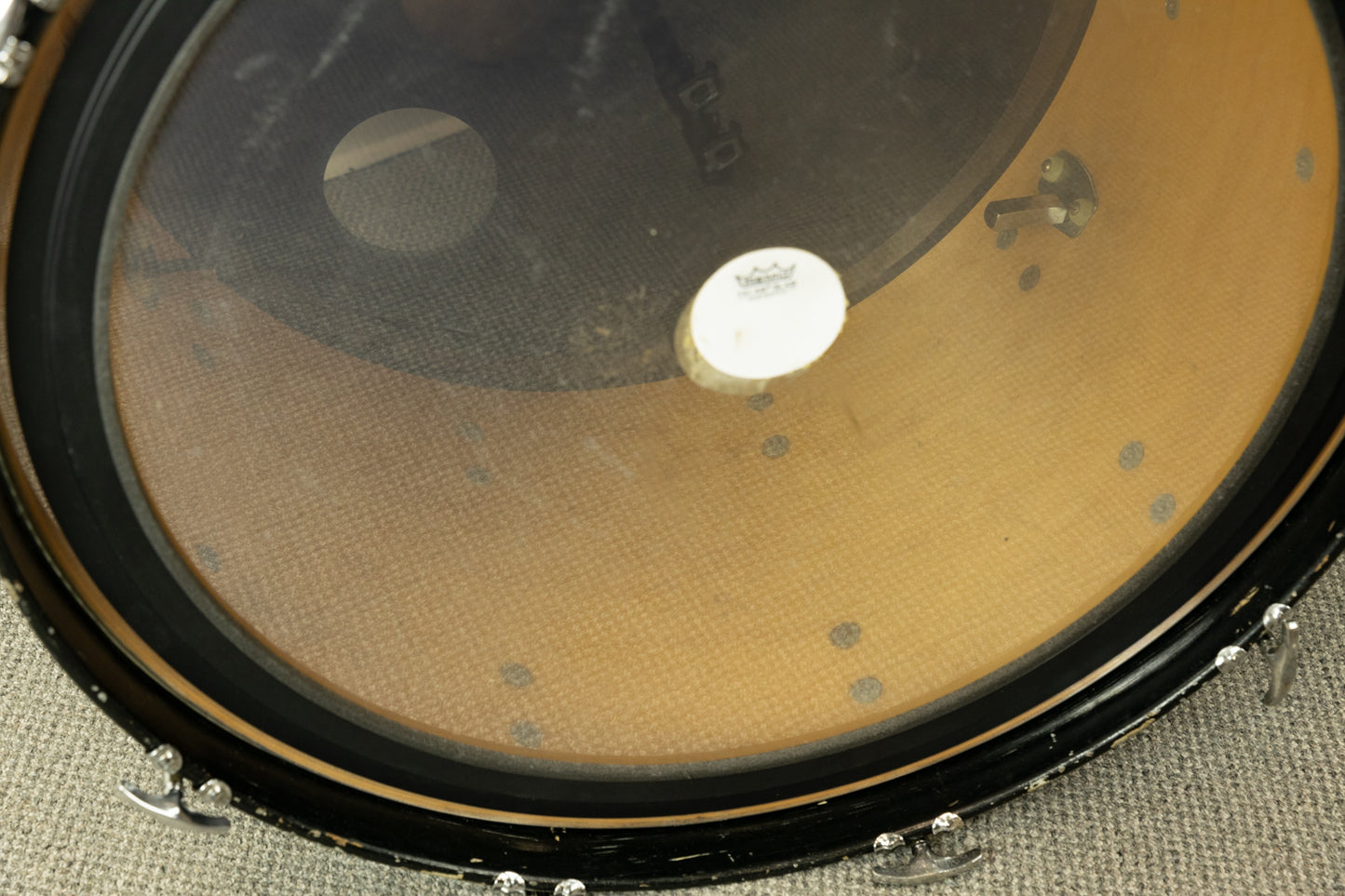 1980s Ludwig Brushed Silver "Big Beat" Drum Set