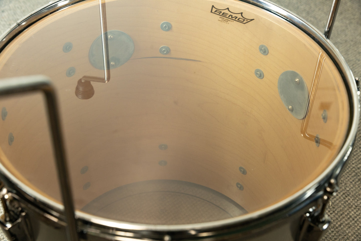 1980s Ludwig Brushed Silver "Big Beat" Drum Set