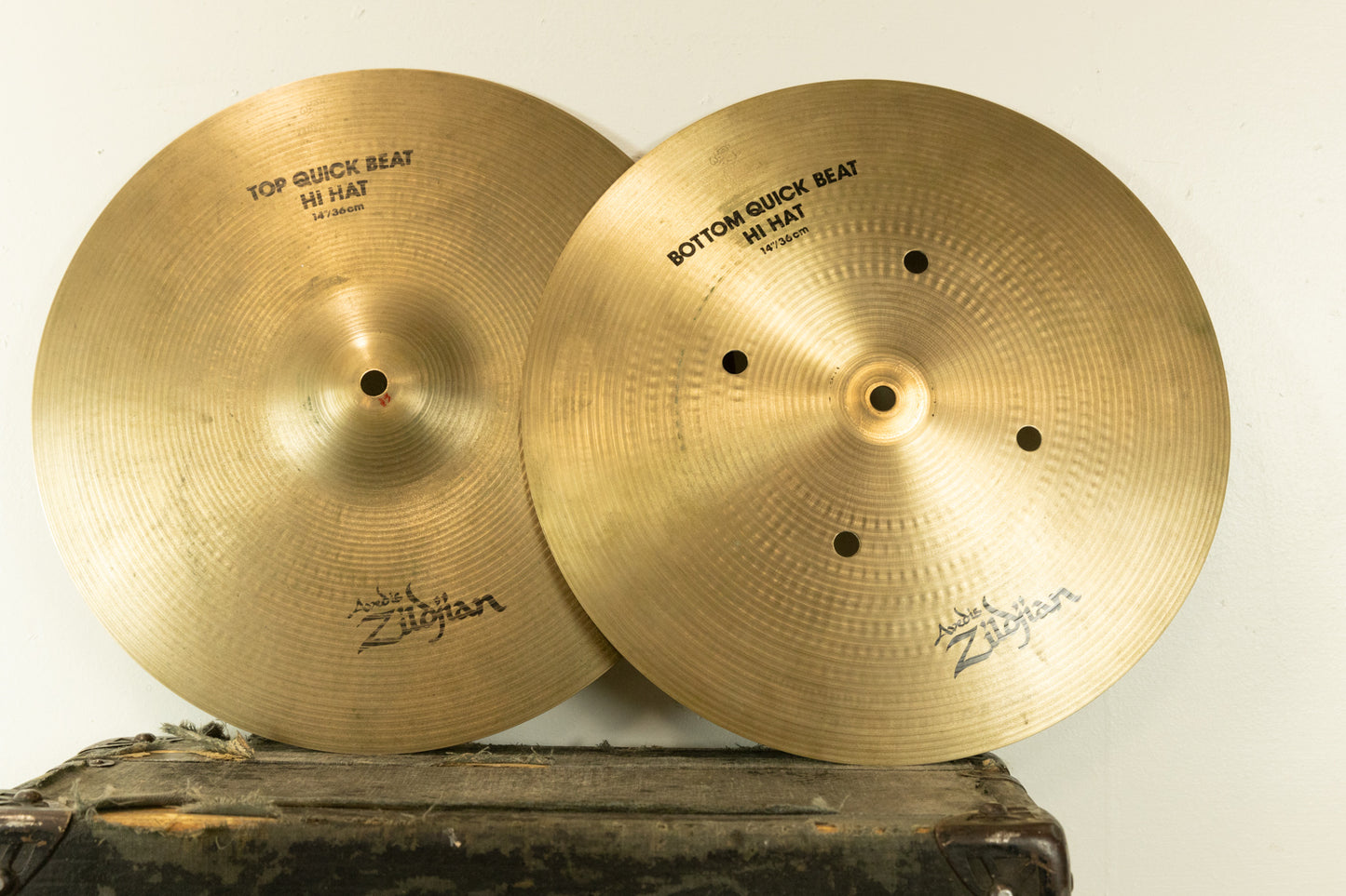 Zildjian A 14" Quick Beat Hi Hat Cymbals 1409g 1256g