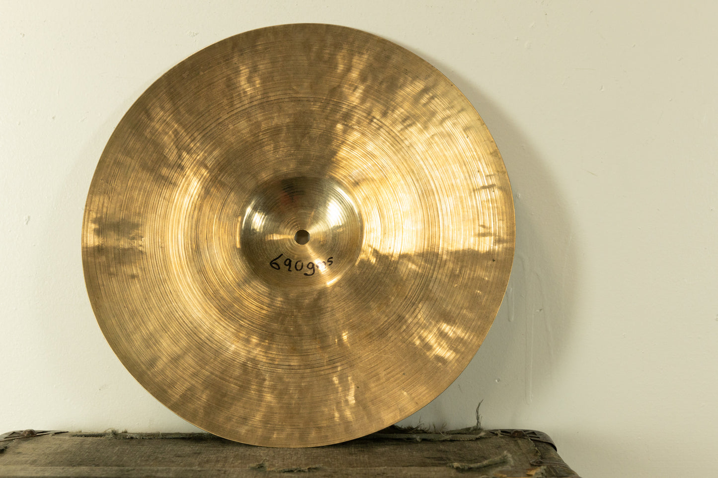 1940s Zildjian 14" K Istanbul Old Stamp I Hi Hat Cymbal 690g