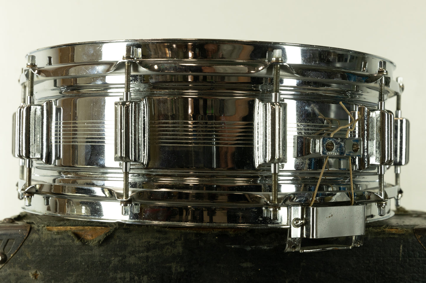 1960s Rogers 5x14 7-Line Dynasonic Snare Drum