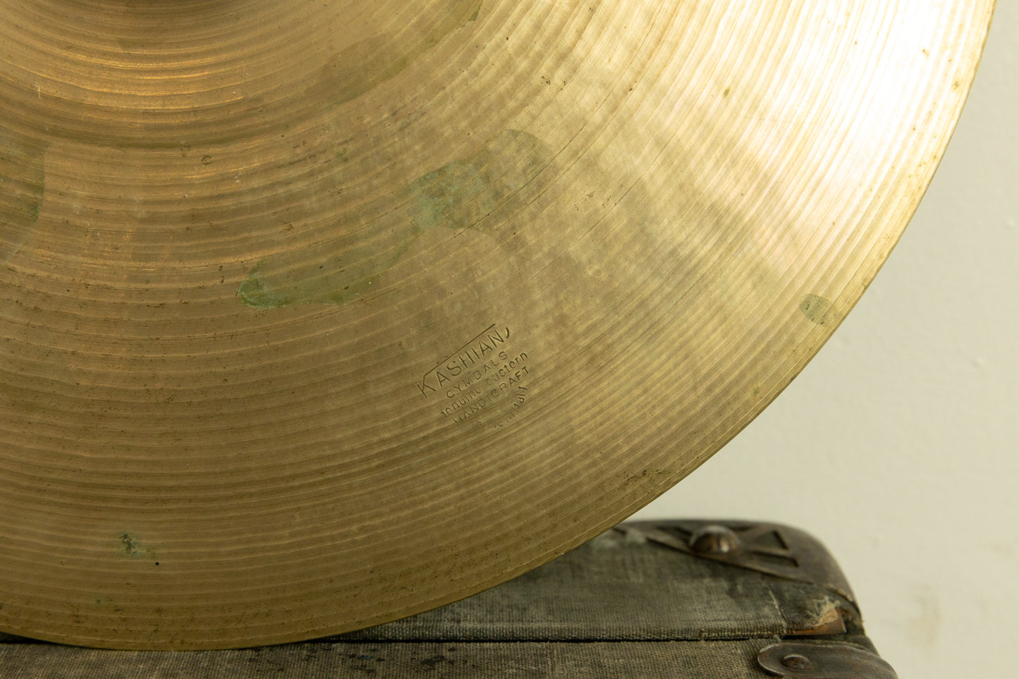 Vintage 14" Kashian Hi Hat Cymbals 1212g 919g
