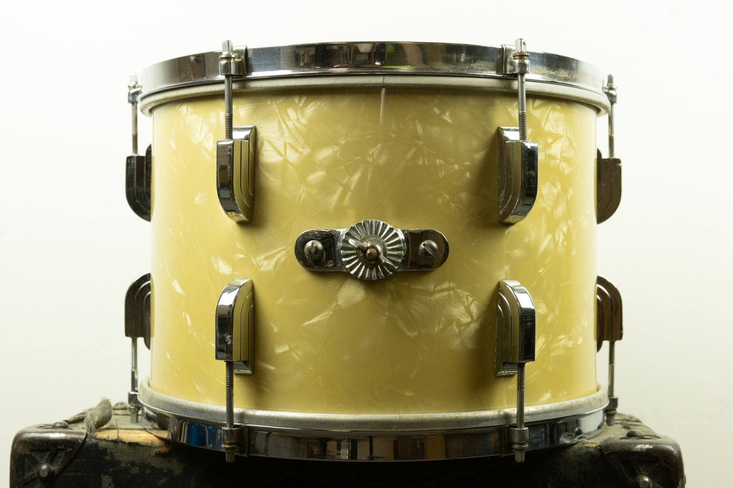 1950s Leedy 9x13 White Marine Pearl Tom