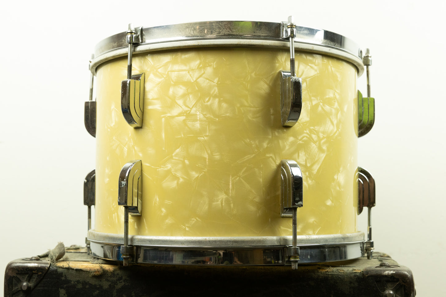 1950s Leedy 9x13 White Marine Pearl Tom