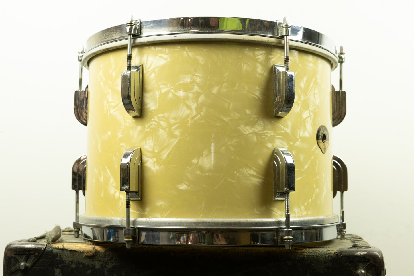 1950s Leedy 9x13 White Marine Pearl Tom