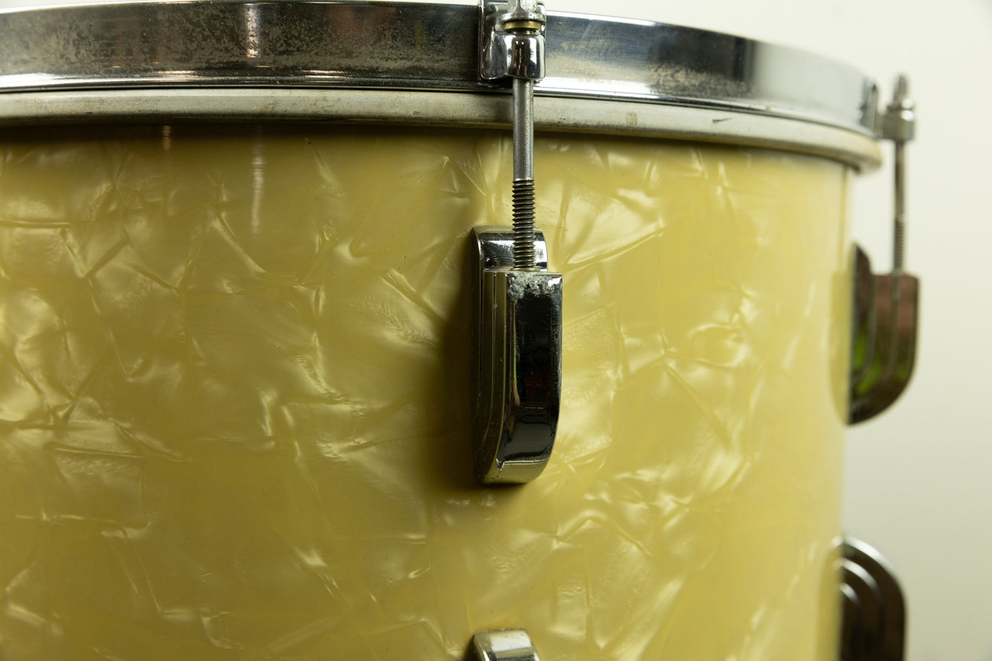 1950s Leedy 9x13 White Marine Pearl Tom