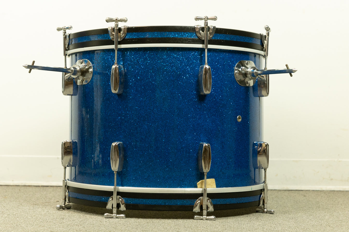1960s Rogers Swingtime Blue Sparkle Pearl Drum Set