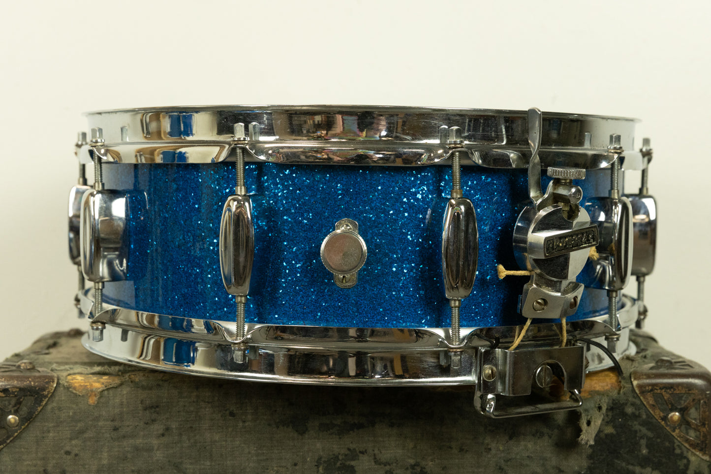 1960s Rogers Swingtime Blue Sparkle Pearl Drum Set