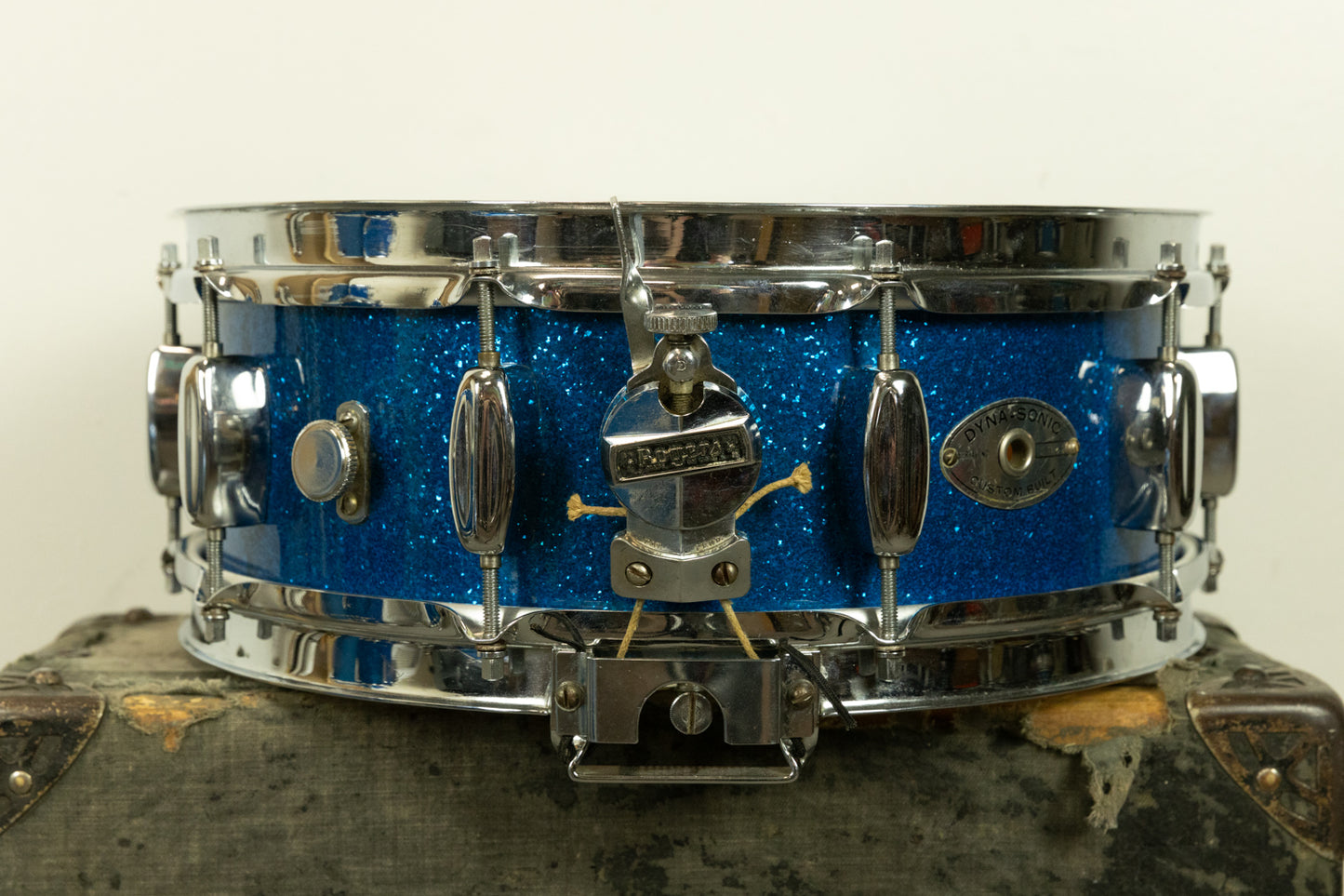 1960s Rogers Swingtime Blue Sparkle Pearl Drum Set