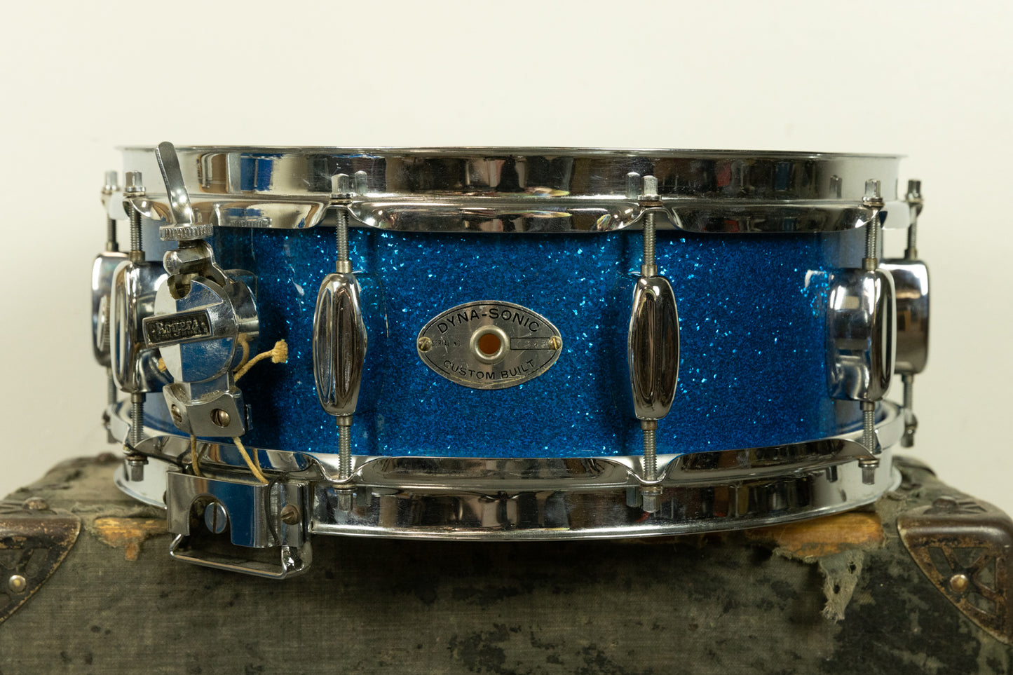 1960s Rogers Swingtime Blue Sparkle Pearl Drum Set