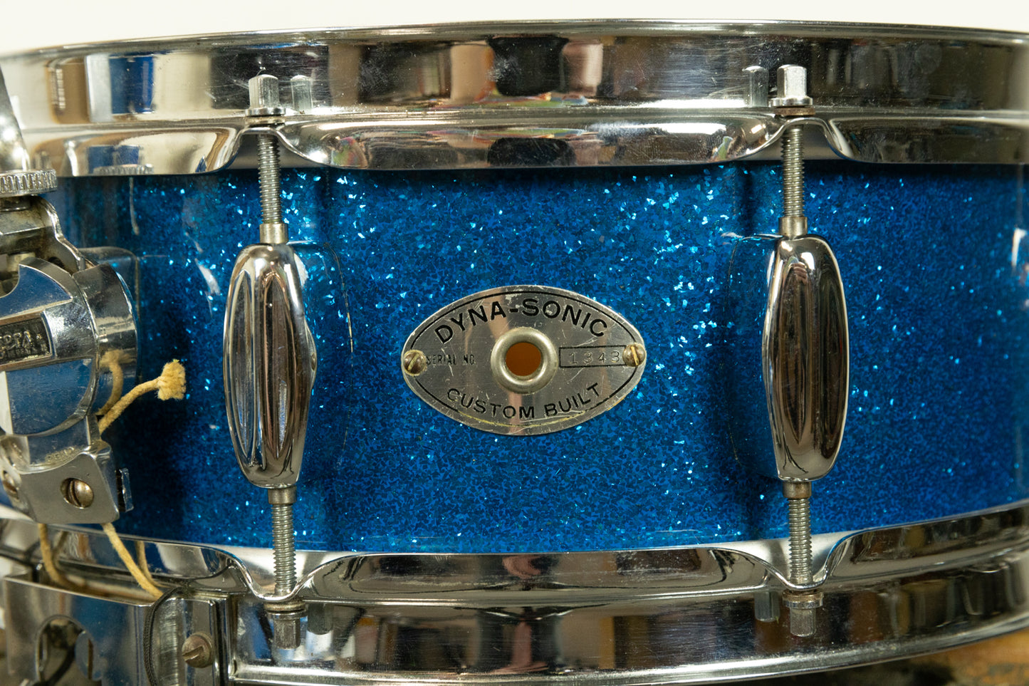 1960s Rogers Swingtime Blue Sparkle Pearl Drum Set
