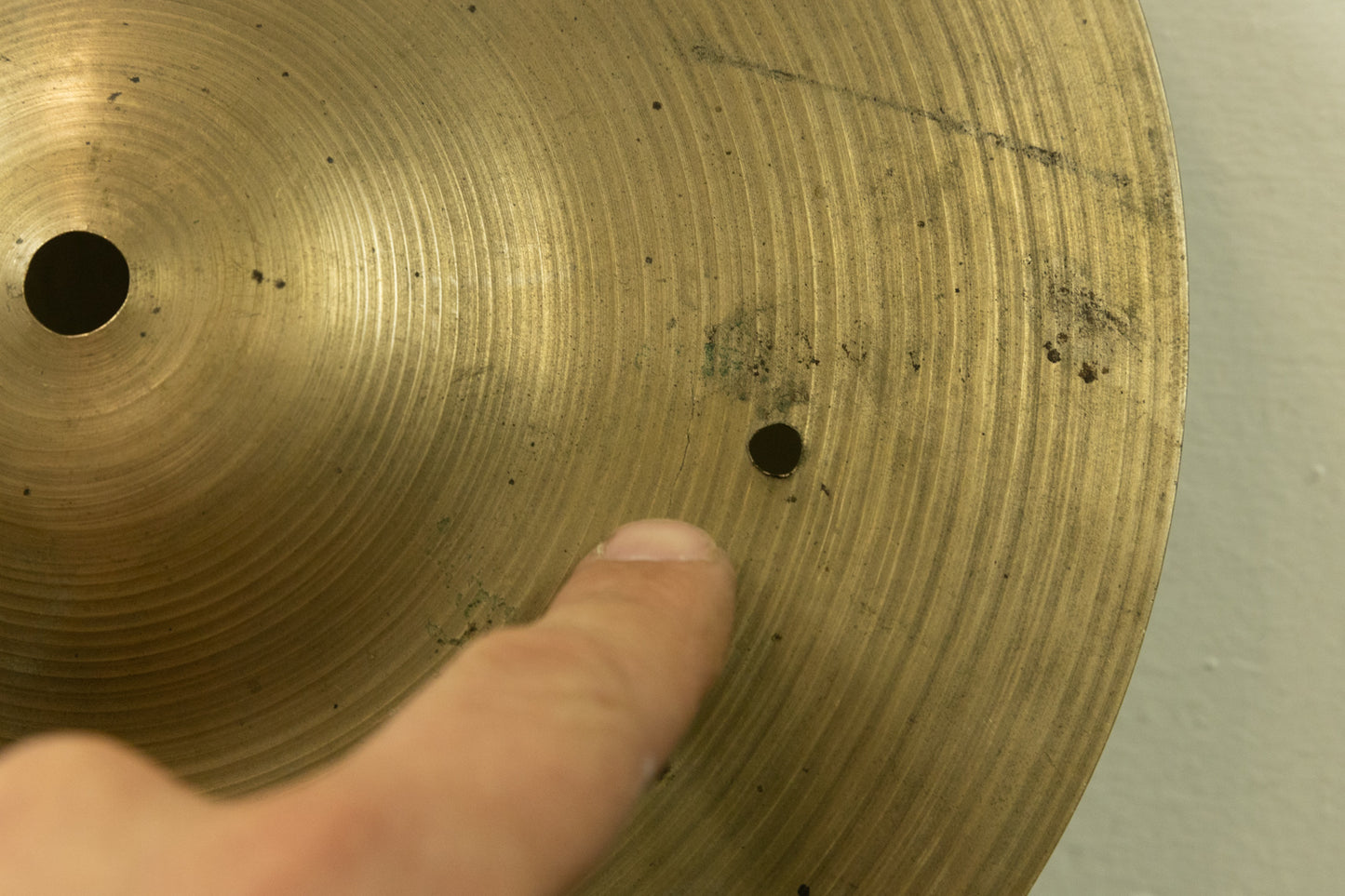 Vintage Zildjian A 9" Transition Stamp Splash Cymbal 163g