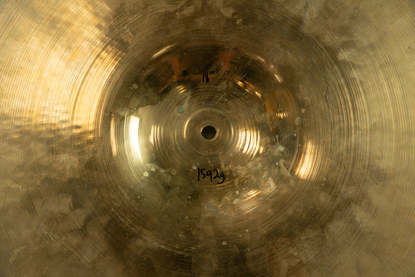 1960s Zildjian 18" Flat Top "Big Bell" Ride Cymbal 1592g